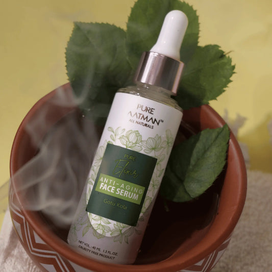 Anti-Aging Face Serum enriched with Gotu Kola | Natural and Organic Anti-Ageing Serum | Reduces Fine Lines & Wrinkles, 40ml