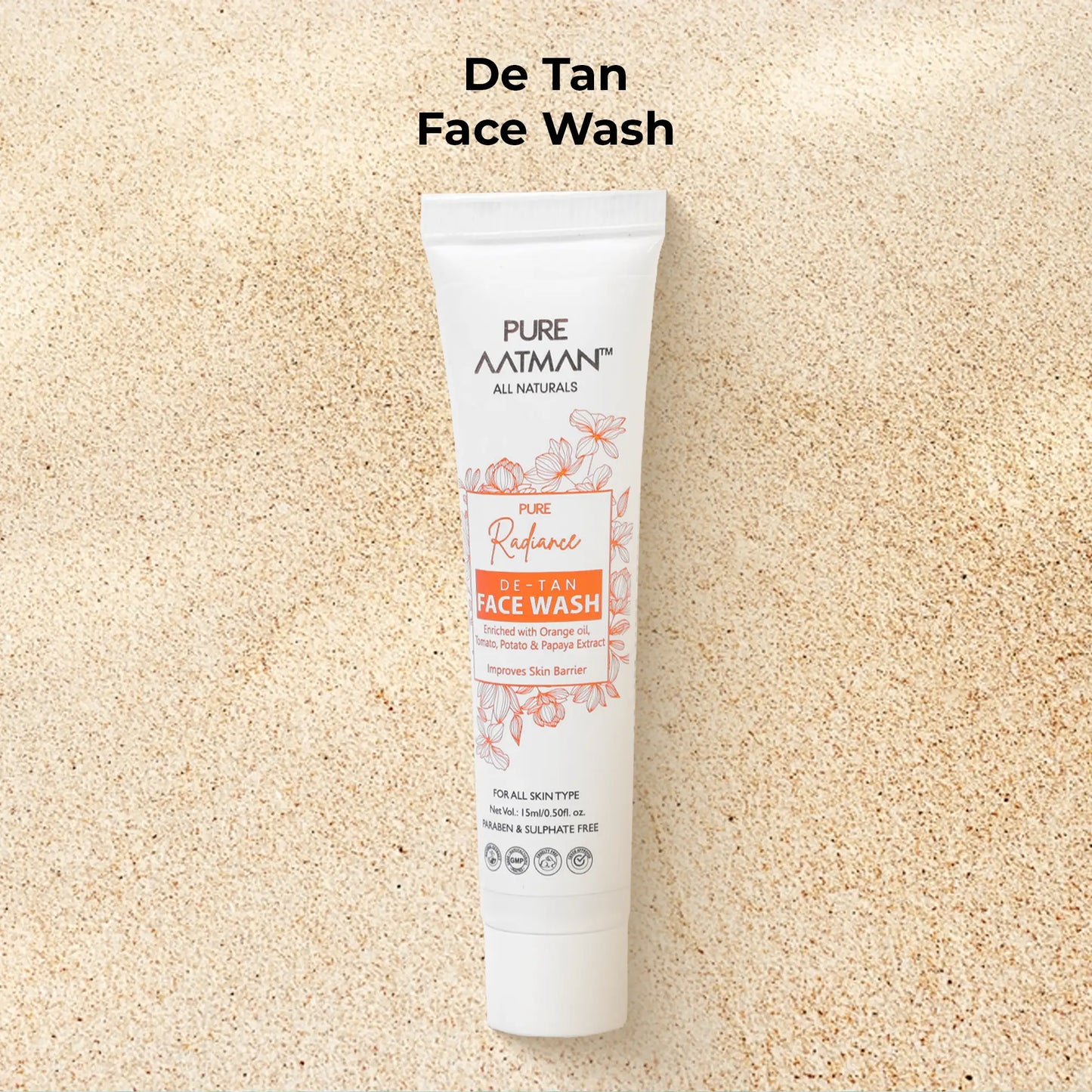 Pure Aatman Combo Of Keratin Shampoo + Tea Tree Face Wash + Face Scrub + De Tan Face Was + Bubbly Shower Gel