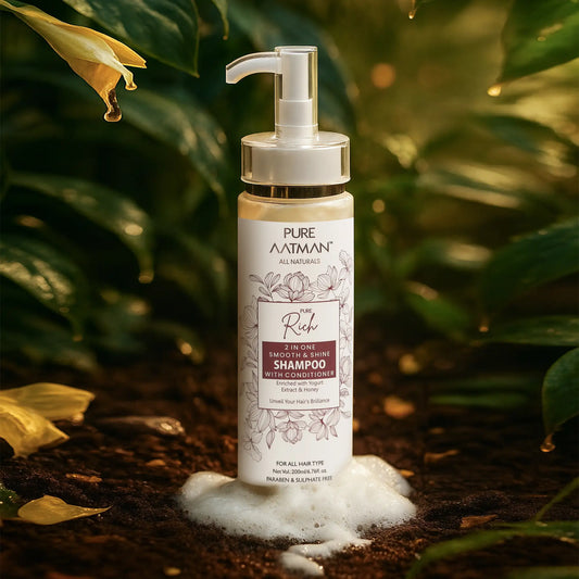 2 in 1 Yogurt & Honey Shampoo & Conditioner Promotes Healthy, Shiny and Glossy Hair | Makes Hair Soft & Smooth | Paraben & Sulphate FREE | 200ml