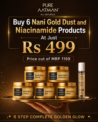 Nani Gold Dust & Niacinamide 6 Products Kit at Rs 499