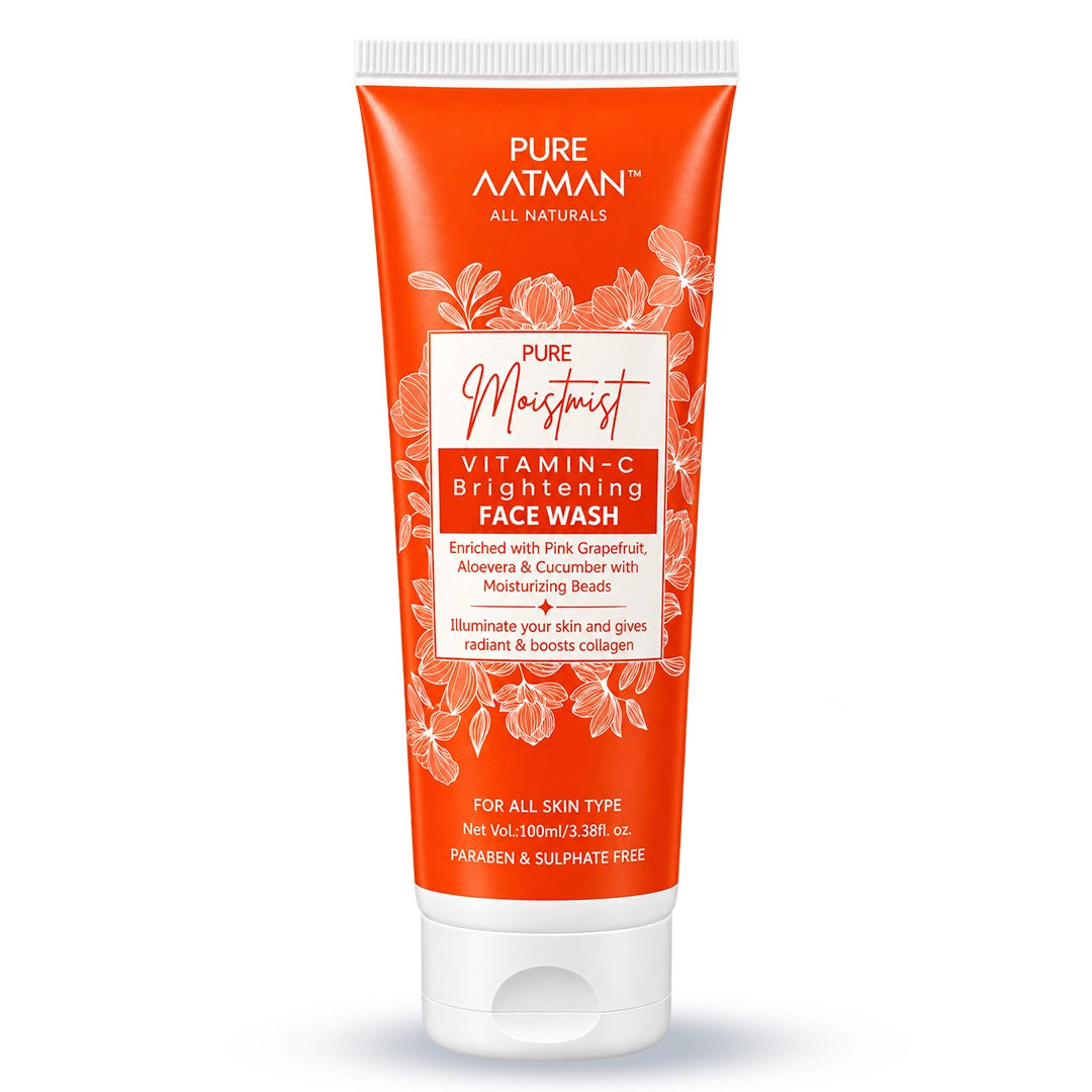 Vitamin C Face Wash with Pink Grapefruit for Brightening and Clear Skin