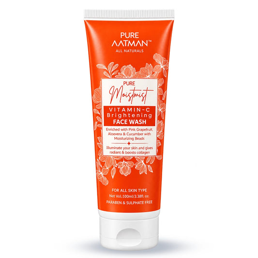 Vitamin C Face Wash with Pink Grapefruit for Brightening and Clear Skin