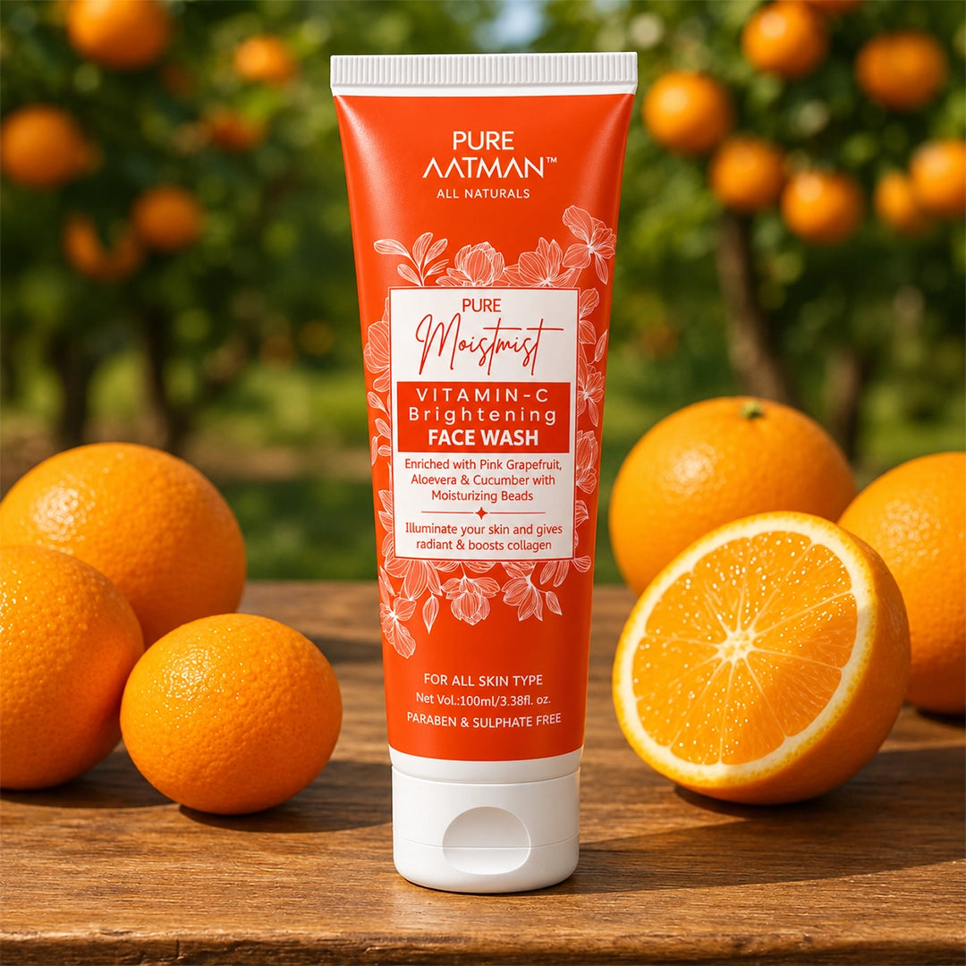 Vitamin C Face Wash with Pink Grapefruit for Brightening and Clear Skin