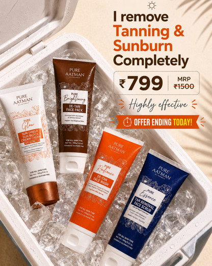 Pure Aatman Complete De-Tan &amp; Sun Protection Kit