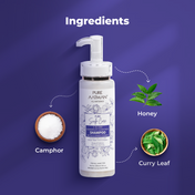 2 in 1 Dandruff & Hair fall control Neem Oil & Camphor Shampoo & Conditioner | Reduce Scalp Irritation | Paraben & Sulphate FREE | Suitable for All Hair Types | 200ml
