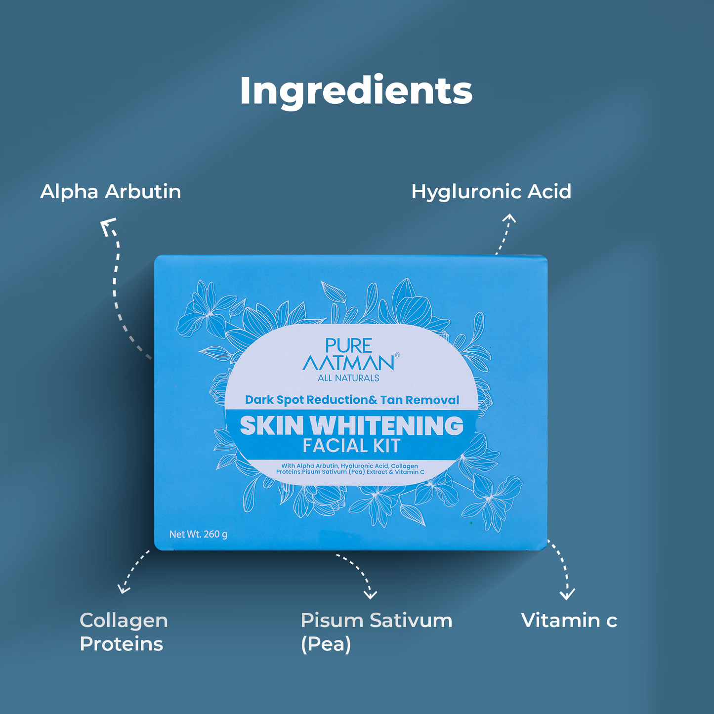 Pure Aatman Dark Spot Reduction and Tan Removal enriched with Vitamin-C and Hyaluronic acid with 6 steps