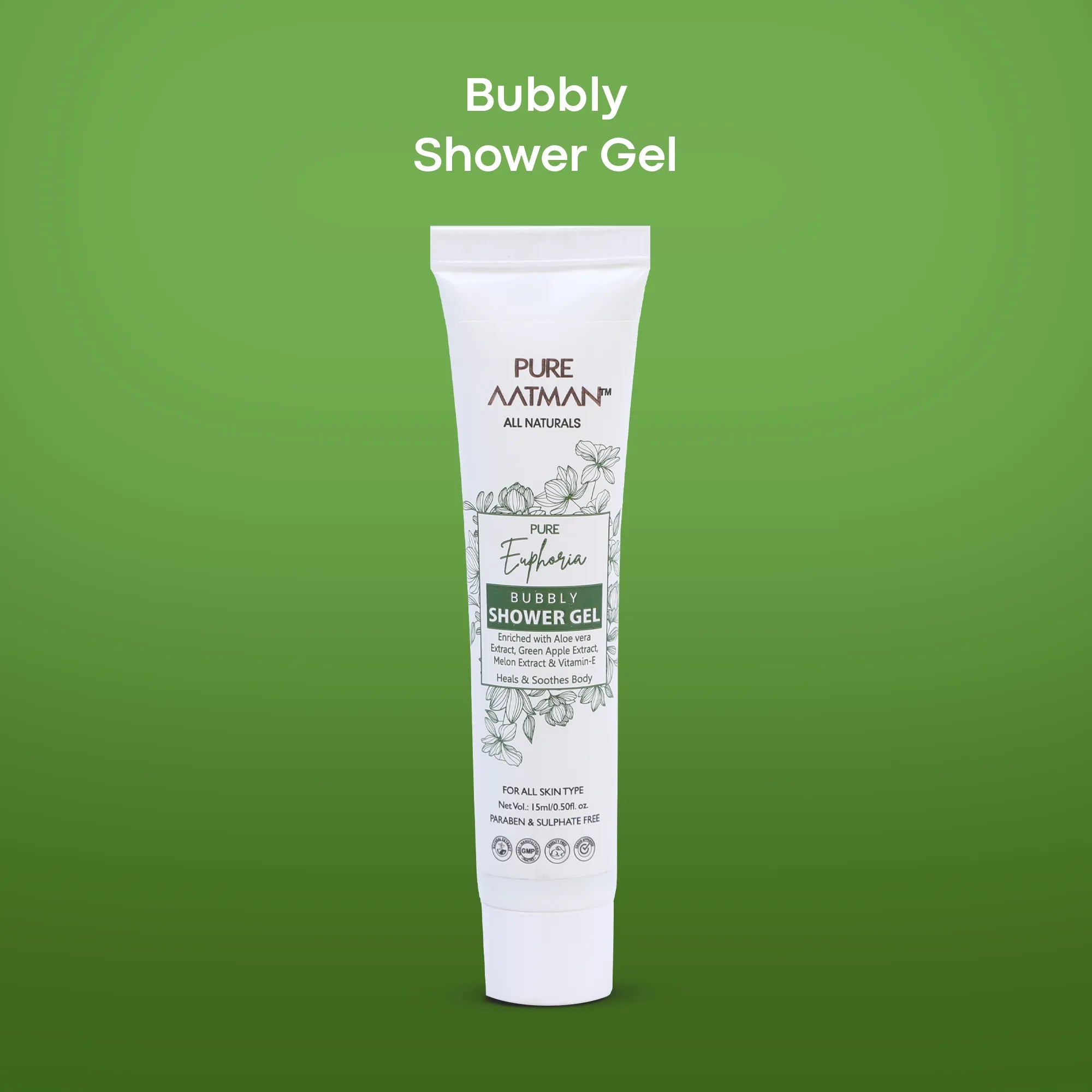 Pure Aatman Combo Of Blue Berry Face Scrub + Vitamin C Face Wash + SPF 40 Sunscreen +De Tan Face Pack + Bubbly Shower Gel