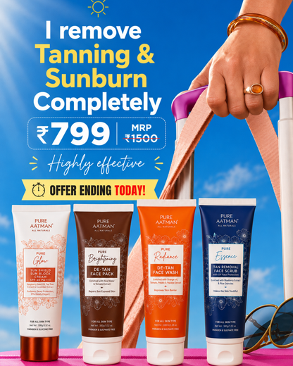 Pure Aatman Complete De-Tan &amp; Sun Protection Kit