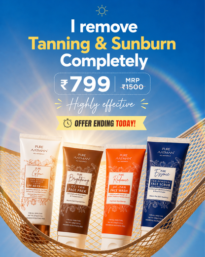 Pure Aatman Complete De-Tan &amp; Sun Protection Kit