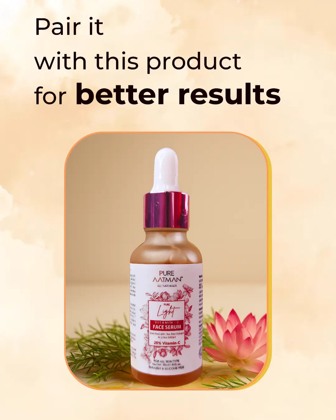 Vitamin C Day & Night Brightening Face cream enriched with Lotus & Orange Extract