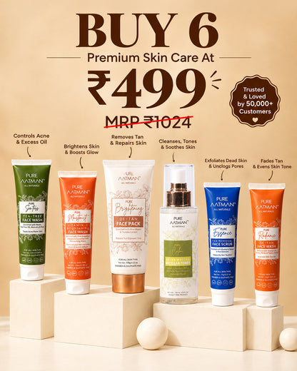Festive Sale - BUY 6 Premium Skin Care Products at Just ₹499