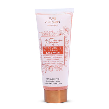 Vitamin C Face Wash with Pink Grapefruit for Brightening and Clear Skin