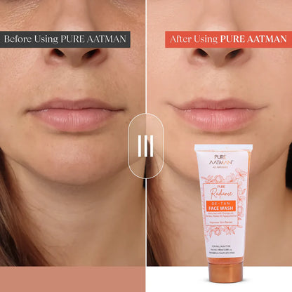 The Ultimate Glow & Restore Duo Pure Aatman De-Tan Face Wash + Soothing Ceramide Moisturizer