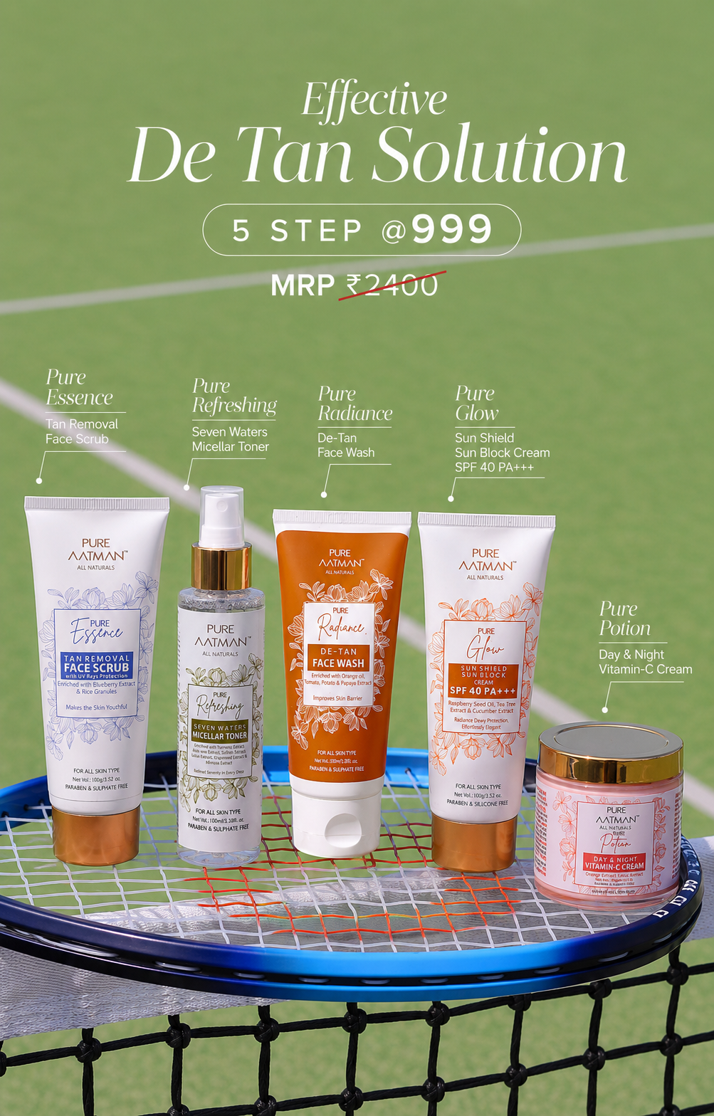Effective De-Tan Solution – 5 Step Skincare Combo @999