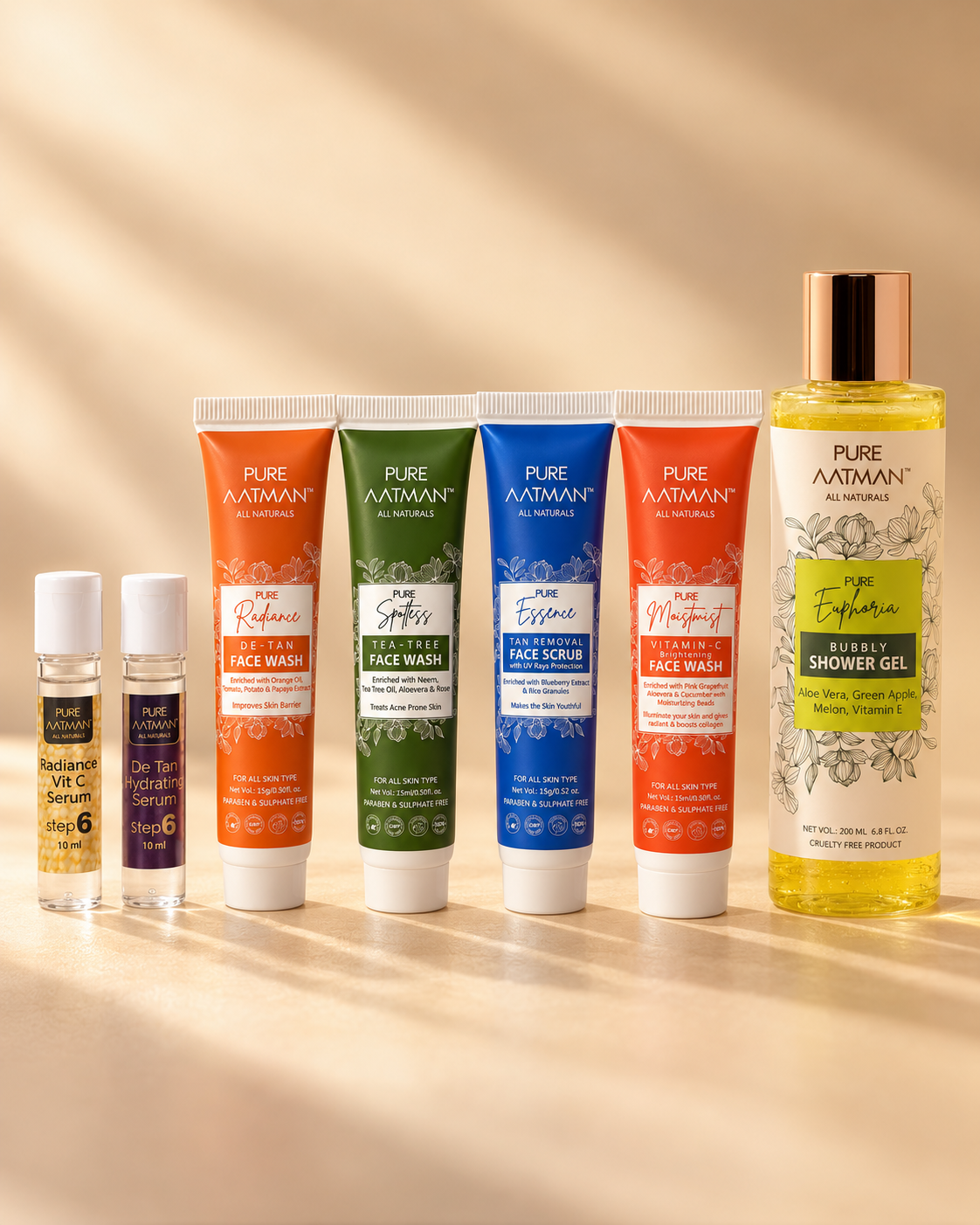 Pure Aatman All-Naturals Complete Skincare Kit (7-in-1 Bundle) @499
