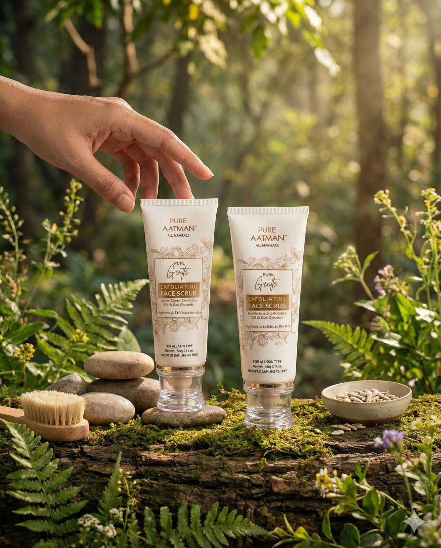 Pure Aatman Gentle Exfoliating Face Scrub – Pack of 2