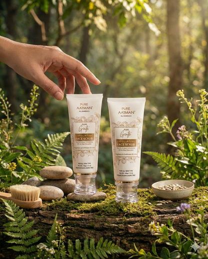 Pure Aatman Gentle Exfoliating Face Scrub – Pack of 2