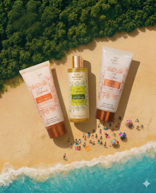 Pure Aatman Summer Skin Care Pack (Pack of 3)