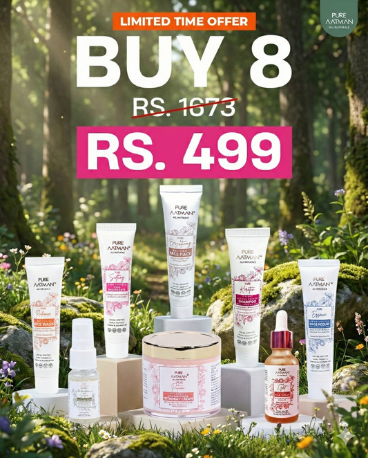 Pure Aatman All Naturals – Complete Care Combo (Buy 8 @ ₹499)