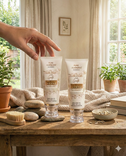 Pure Aatman Gentle Exfoliating Face Scrub – Pack of 2