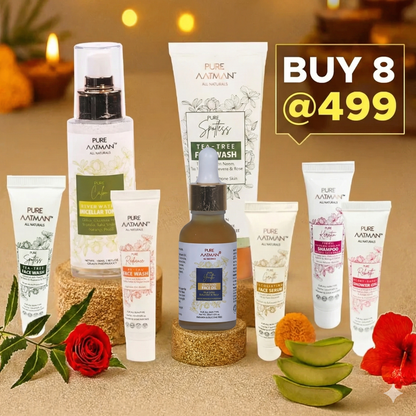 Pure Aatman Clear & Glow Ultimate Combo (PACK OF 8)