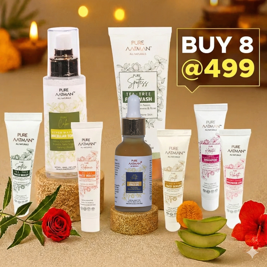 Pure Aatman Clear & Glow Ultimate Combo (PACK OF 8)