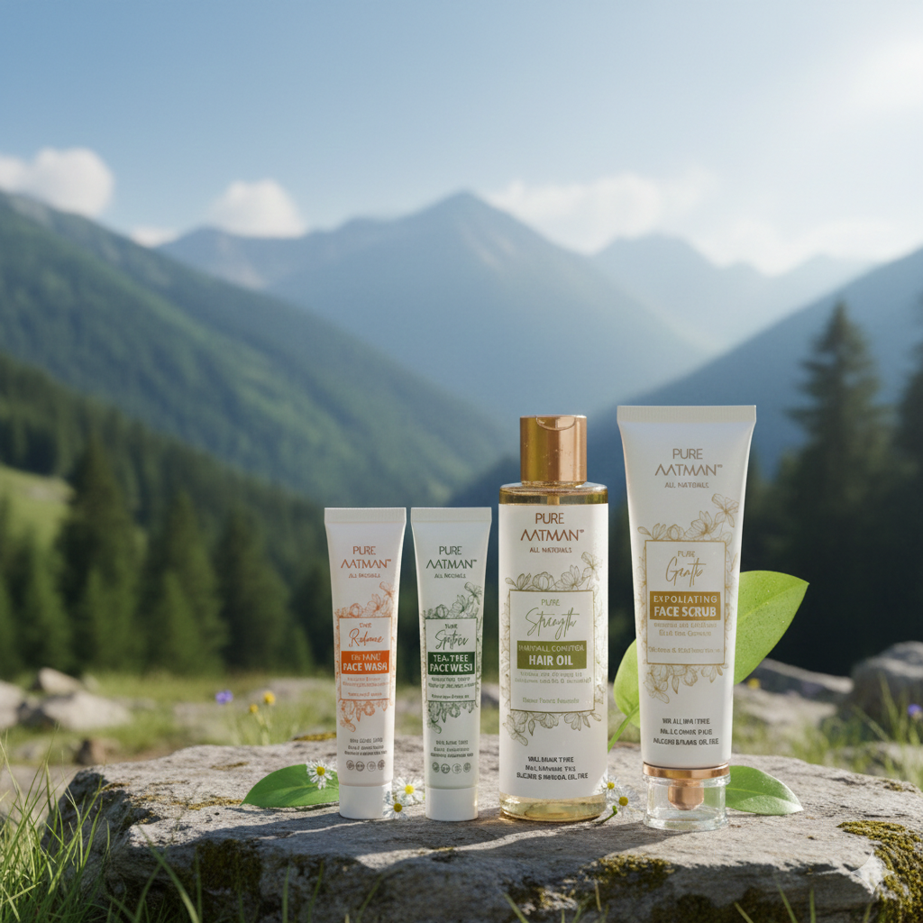 Pure Aatman All Naturals Complete Care Combo - Pack Of 4 (Worth Rs 869)