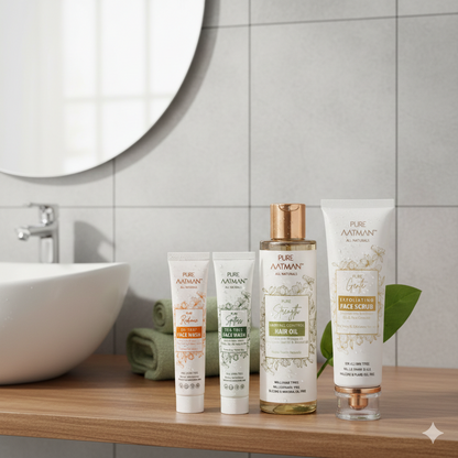 Pure Aatman All Naturals Complete Care Combo - Pack Of 4 (Worth Rs 869)