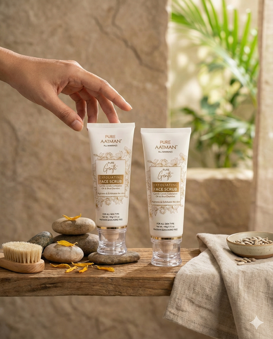 Pure Aatman Gentle Exfoliating Face Scrub – Pack of 2