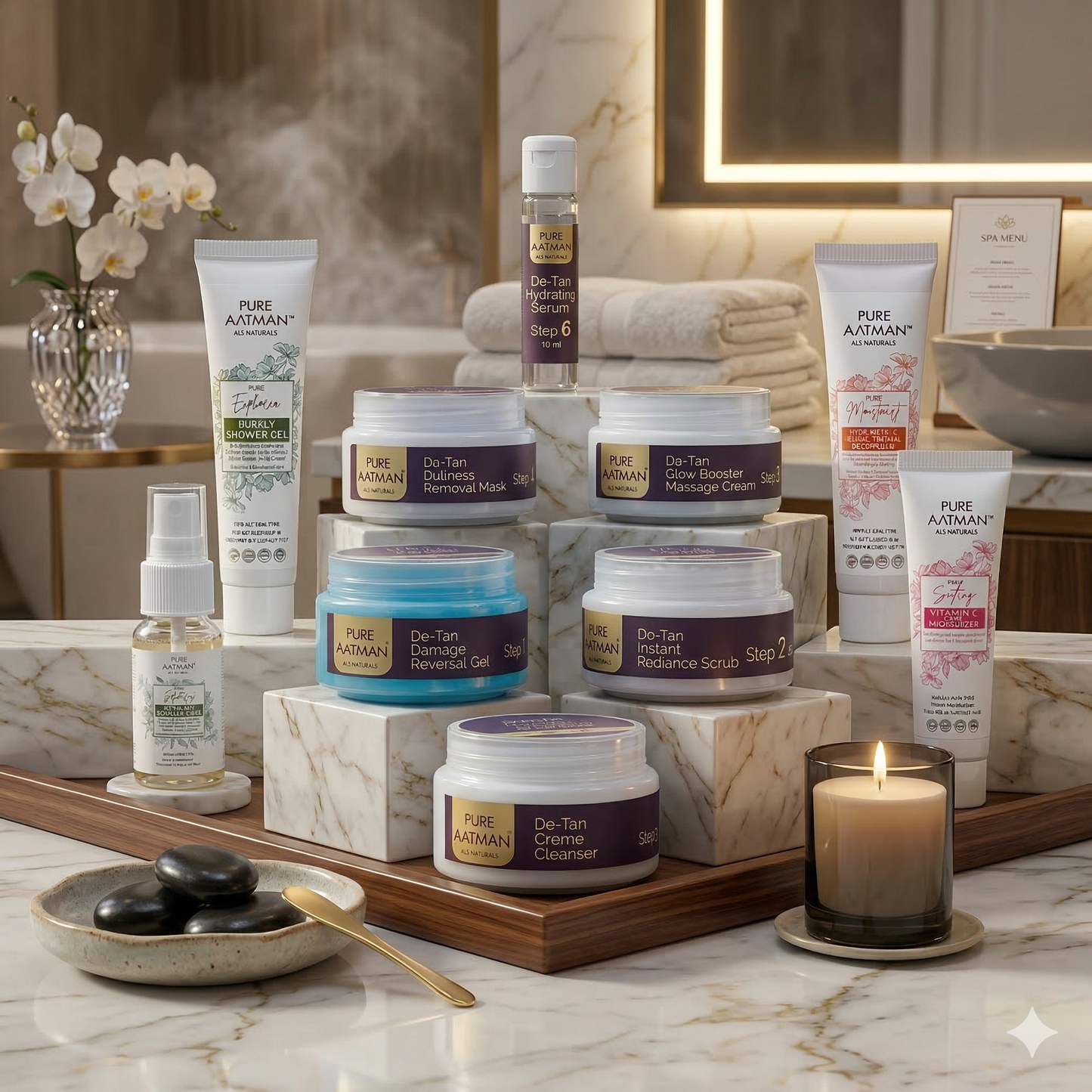 Complete Daily Skincare Kit - 10 Pure Aatman Skincare Products at Just ₹499 (Pack of 10)