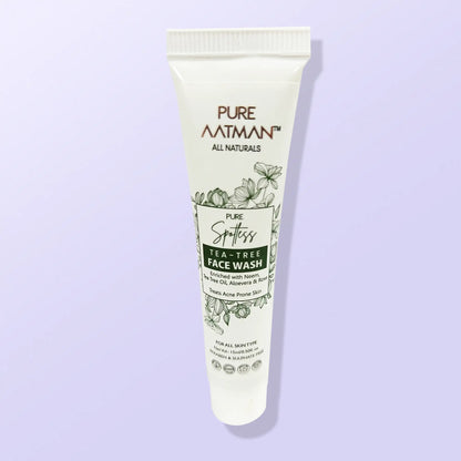 Pure Aatman Premium Hair Conditioner 200ml + Keratin 2 in 1 Shampoo 15ml + Tea Tree Face Wash 15ml