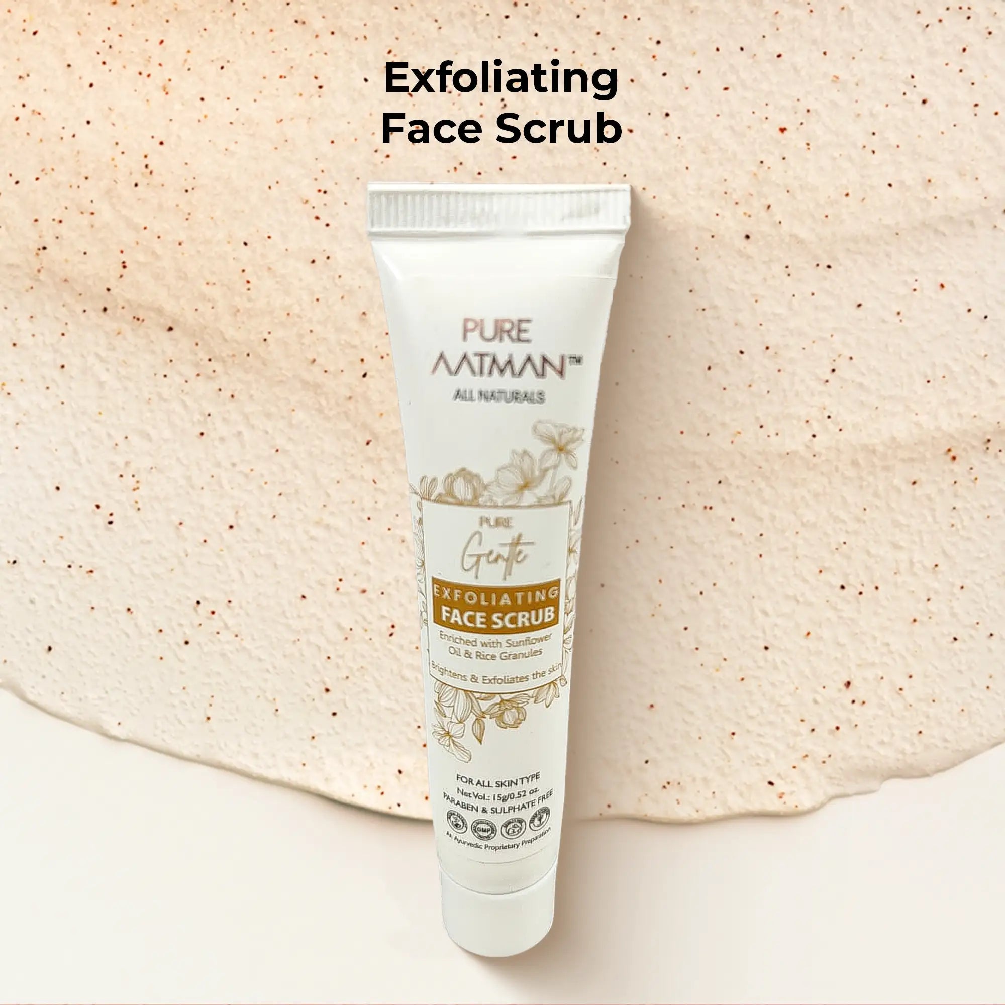 Pure Aatman Combo Of Keratin Shampoo + Tea Tree Face Wash + Face Scrub + De Tan Face Was + Bubbly Shower Gel