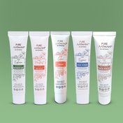Pure Aatman Combo Of Blue Berry Face Scrub + Vitamin C Face Wash + SPF 40 Sunscreen +De Tan Face Pack + Bubbly Shower Gel