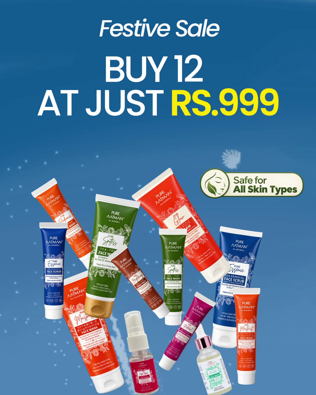 Festive Glow Kit – Buy 12 Skincare Essentials at Just Rs. 999