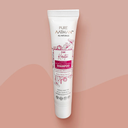 PURE AATMAN PURE RITUAL MICRO EXFOLIATOR FACE SCRUB Scrub  (100 g) + 15ML De Tan Face Wash & 15ML Keratin Shampoo