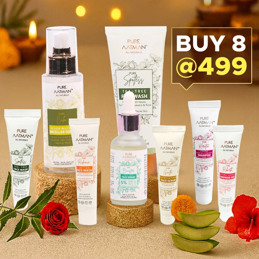 Pure Aatman Clear & Glow Ultimate Combo (PACK OF 8)