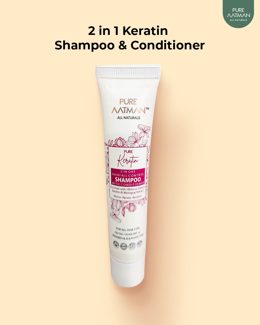 PURE AATMAN PURE RITUAL MICRO EXFOLIATOR FACE SCRUB Scrub  (100 g) + 15ML Tea Tree Face Wash & 15ML 2 in 1 Hairfall Shampoo