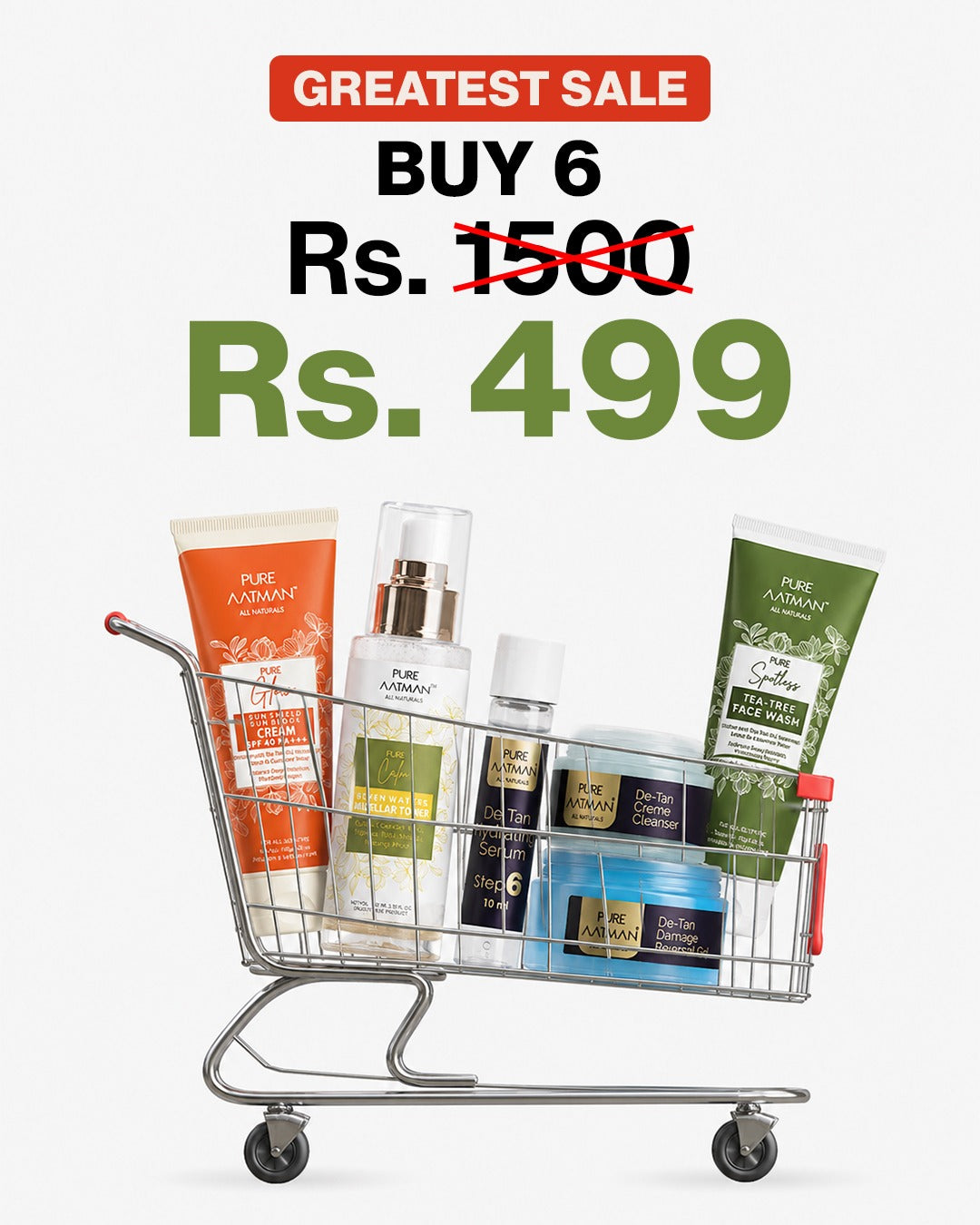 Buy 6 Skincare Products @ Just ₹499