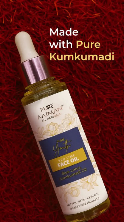 Kumkumadi Face Oil Enriched with Blue Lotus| Best Ayurvedic Herbal Face Oil for Dark Spots