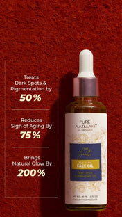 Kumkumadi Face Oil 30ml Enriched with Blue Lotus| Best Ayurvedic Herbal Face Oil For uneven skin tone, dry skin & Dark Spots + FREE BODY WASH