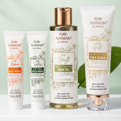 Pure Aatman All Naturals Complete Care Combo - Pack Of 4 (Worth Rs 869)